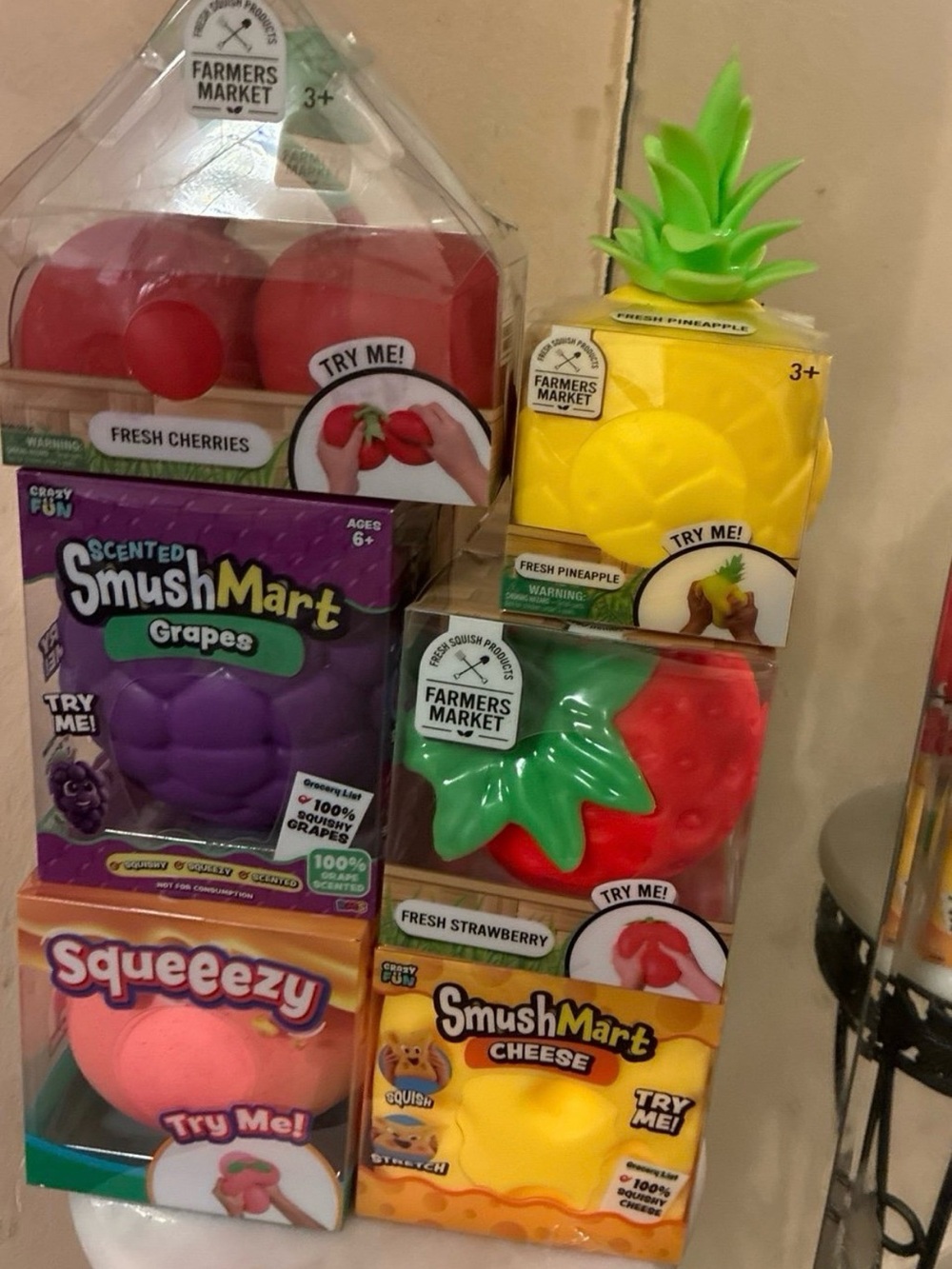 Scented SmashMart Fruit Toy - Yellow Pineapple